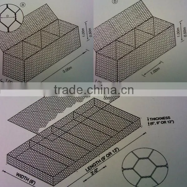 Anping Xinxiang Galvanized 1x1x1m Gabion Box