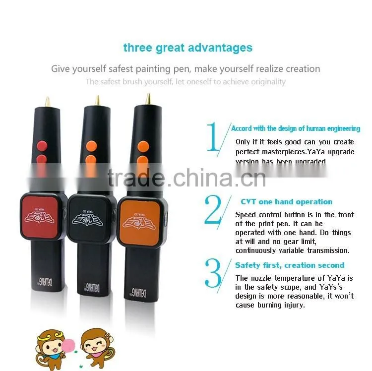 Yaya 3D Stereo drawing pen Digital Printer Type printing pen for sale
