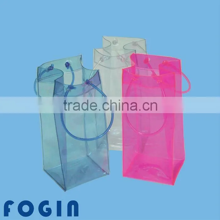 Fashionable colors wine pvc Whisky bag