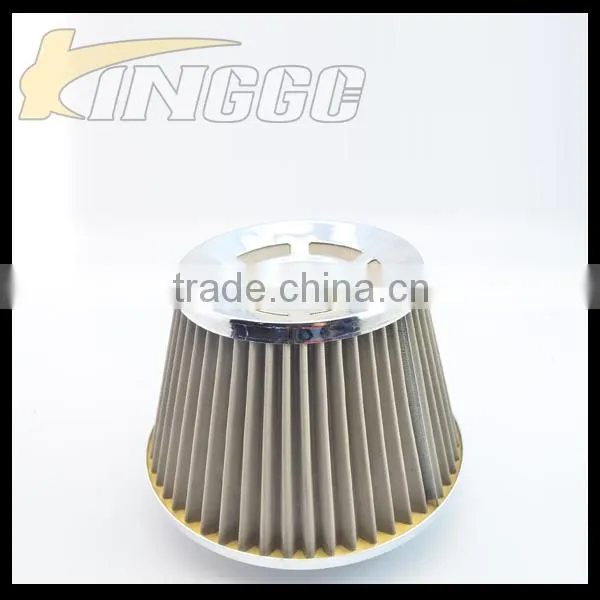 Universal compressed 72mm automotive air intake filter for car