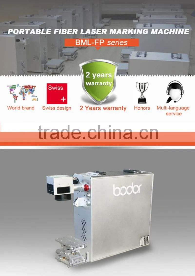 marking engineering plastics and electroplating materials laser marking machine 2year warranty