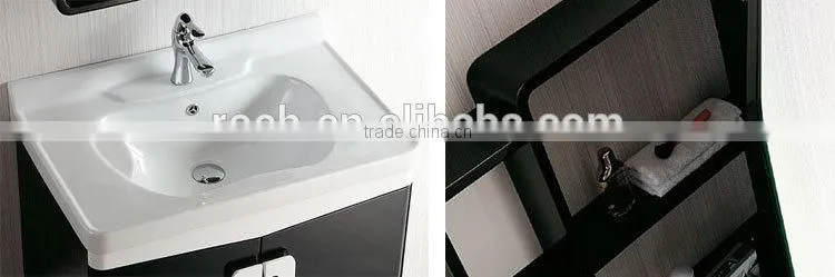 ROCH 2012 Small Popular Wood Bathroom Cabinet Single Basin