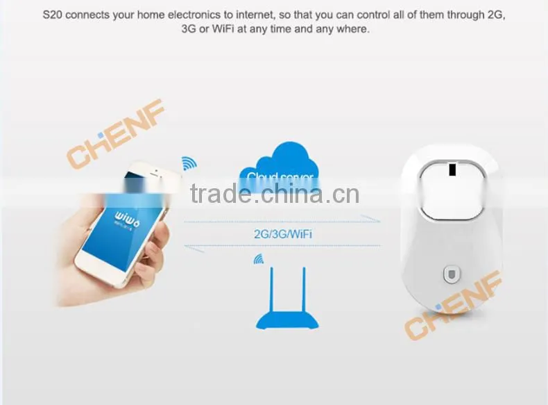 Newest Design Cheaper UK Plug Wifi Power Socket Switch