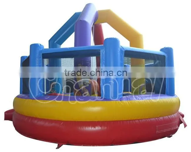 Inflatable sport games theme wrecking ball, inflatable multi-sport activity blaster basketball or soccar ball game