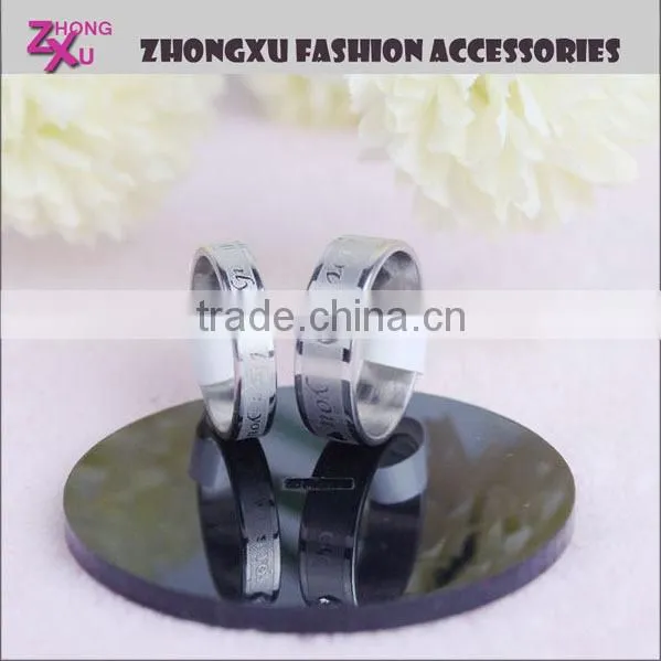 new custom stainless steel women men gay ring