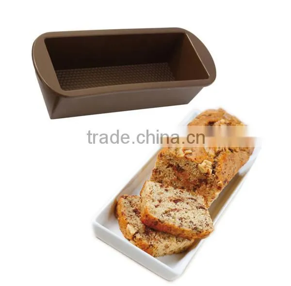 Eco-friendly microwave safe silicone rubber cake loaf cake tins