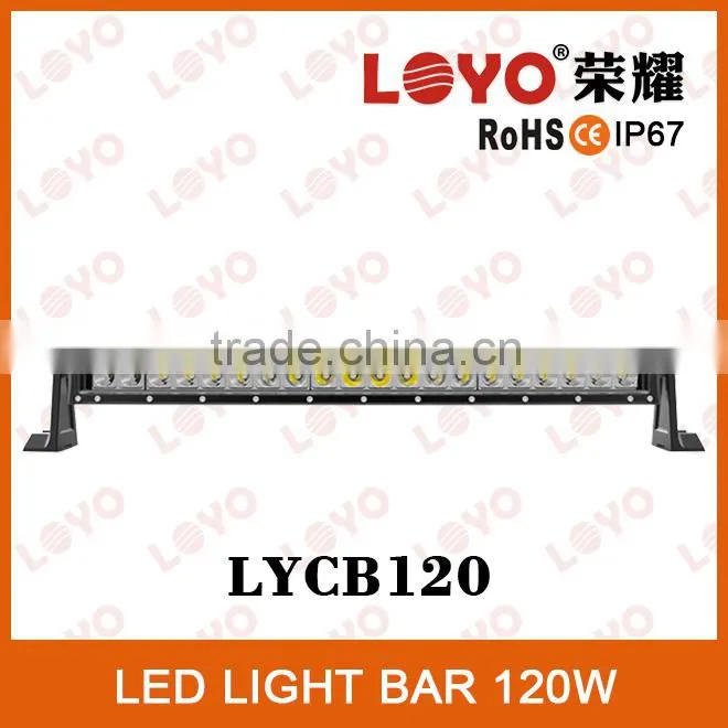 Offroad led light bar, 120w curved led light bar for trucks, led light bulb