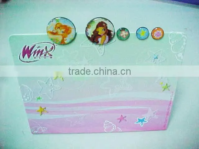 Tin desk note board