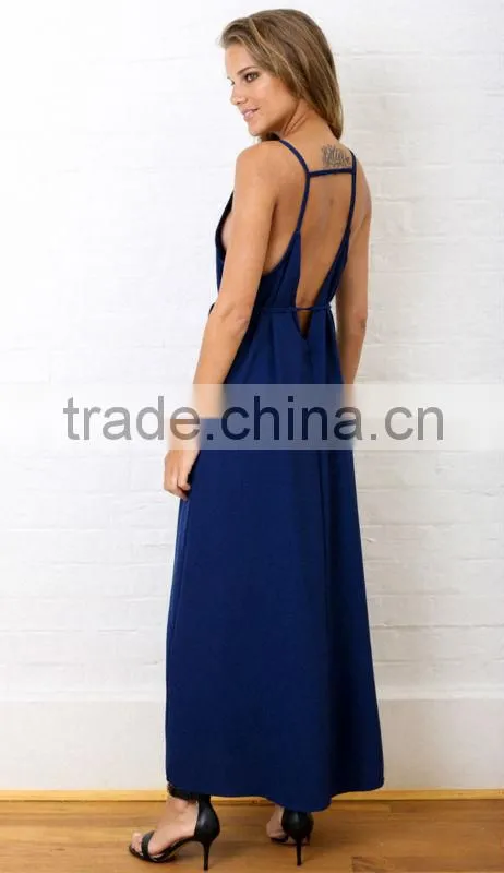 Latest dress designs Deep v neck new women arbic long maxi dress