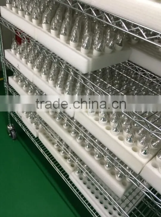 TIWIN 4W LED candle 2700K flameless white body with CE,RoHS&TUV certification