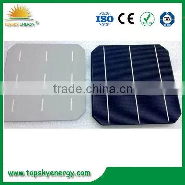 20% efficiency mono solar cell 4.77w cells solar 156x156