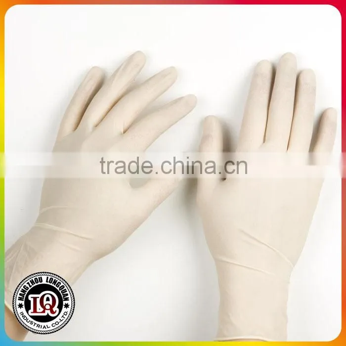 Disposable Latex surgical Gloves Powder Free and powdered full sizes