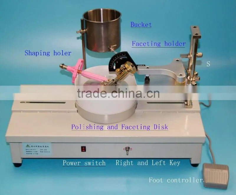 Hot selling excellent design and convenient operate gem lapidary machine with faceting and polishing