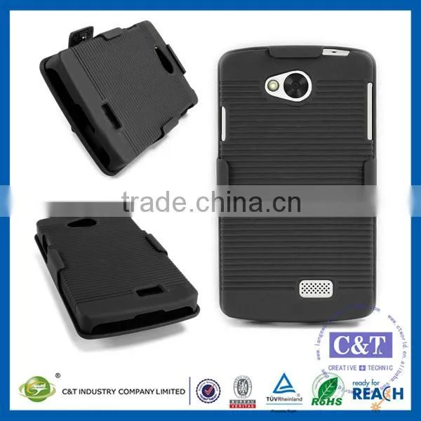 C&T 2015 new design custom sublimation phone case for lg optimus f60