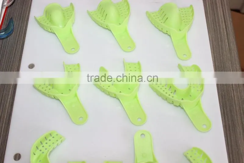 green autoclavable autoclavable plastic dental impression trays