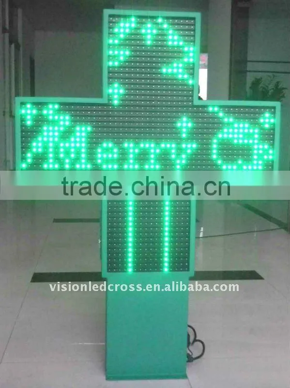 LED Pharmacy Cross with CE certificate