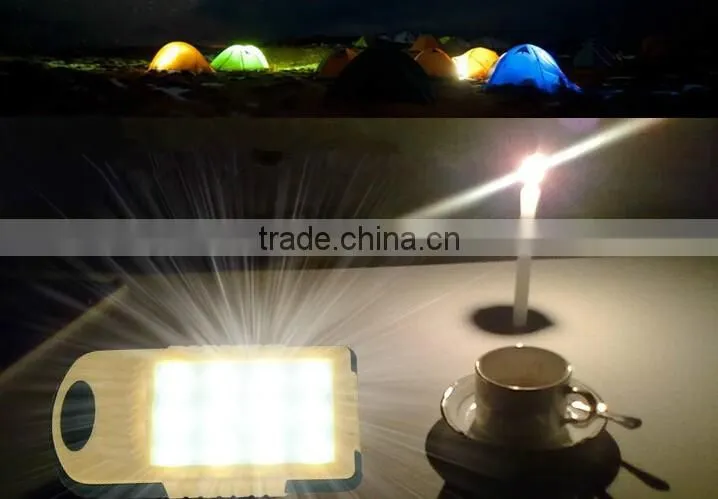 Manufacturer china,8000mAh solar power bank charger solar cell phone charger with led light