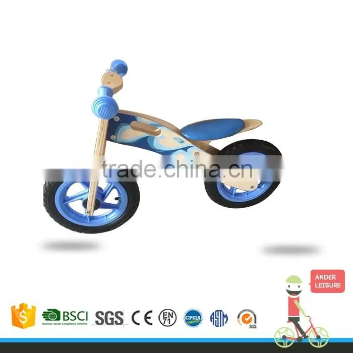 2016 best wooden balance bike for 3-5 year learning bike first bike