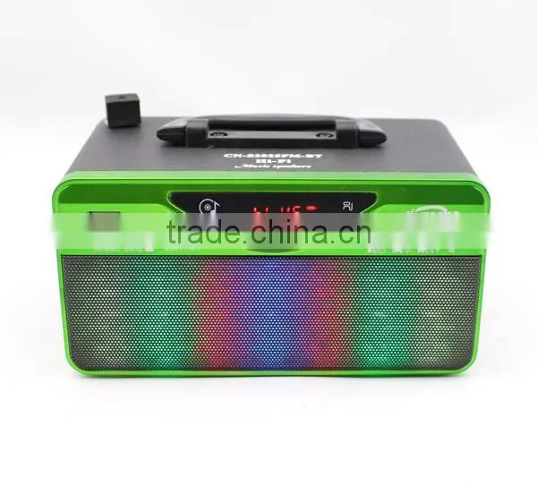 High Quality Bamboo Bluetooth Speaker Wooden Wireless Speaker Mini Wood Speaker Portable