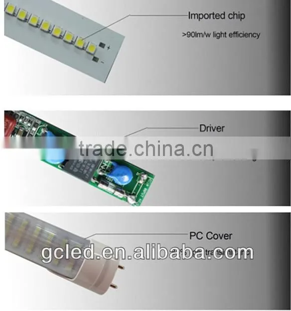 wholesale price t8 tube light led zoo tube with 3 years warranty CE RoHS UL DLC
