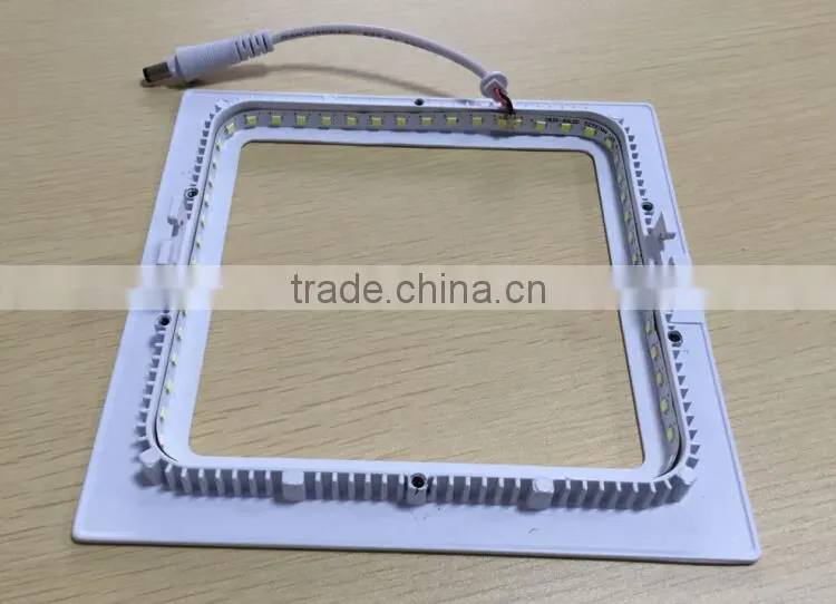 OEM factory ultra thin recessed panel light square led ceiling lighting panel