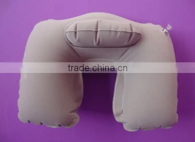 Air filled high quality customizd inflatable pillow, backrest pvc inflatable pillow