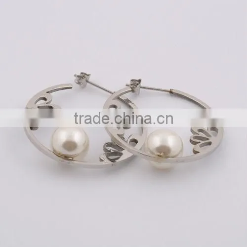 Stainless Steel Skull Cuff Earrings(BE10603)