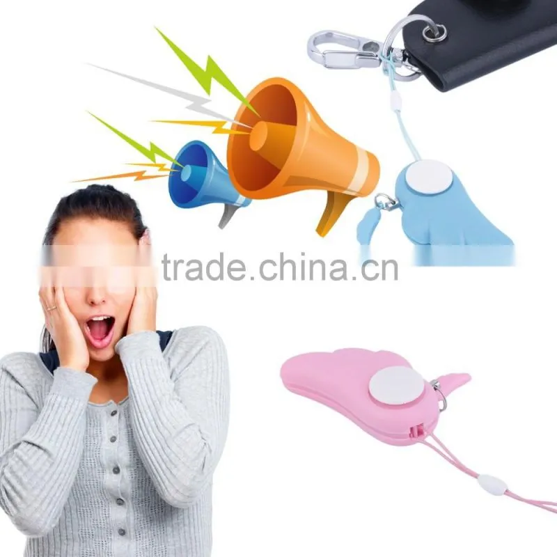 New Arrival Personal Anti Rape and Attack Safety Security Panic Loud hand operated Alarm Emergency Siren