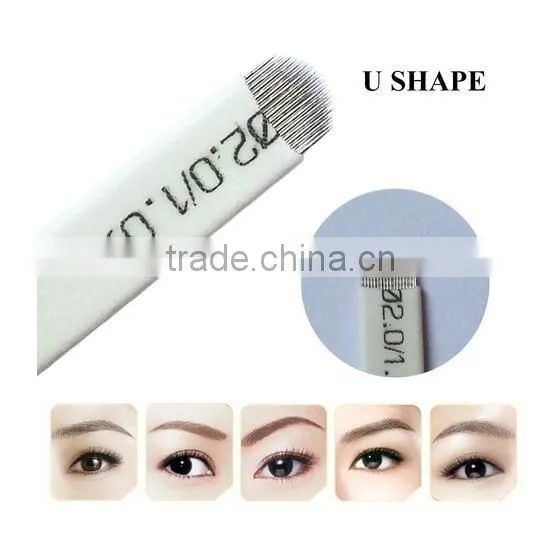 Professional High Quality 18U Eyebrow Microblading Needles