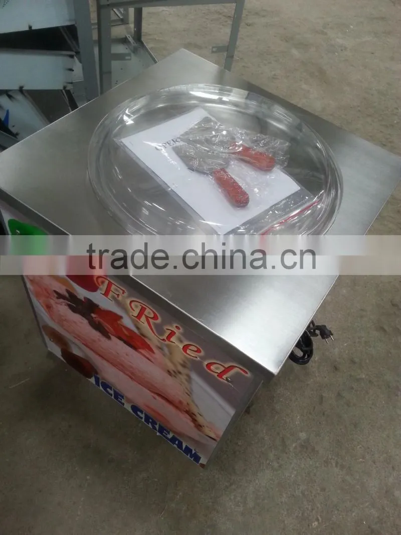 Rolly fried ice cream machine for easy to use with CE