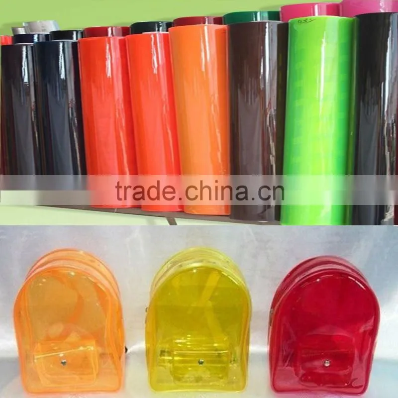 2016 China Factory PVC Soft Color Sheet For Plastic Bags