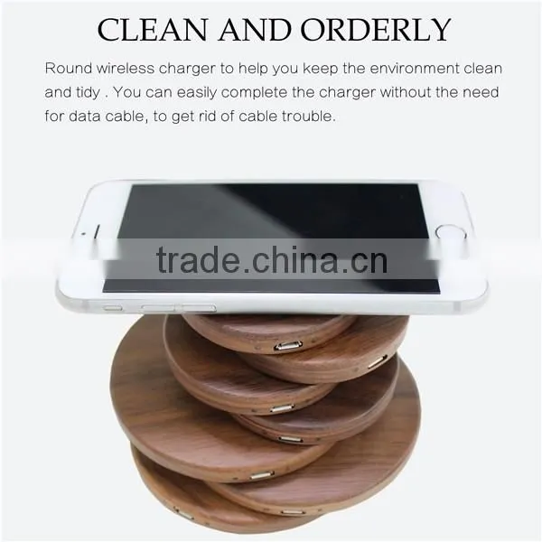 Cheap Round Travel Charger Plate for Mobile Wireless Charger