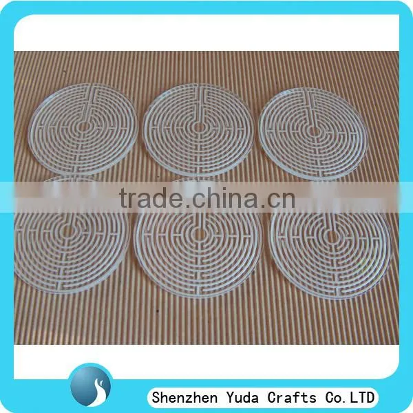 laser cut cork coaster plywood Round wooden Tea / Coffee Cup Coaster