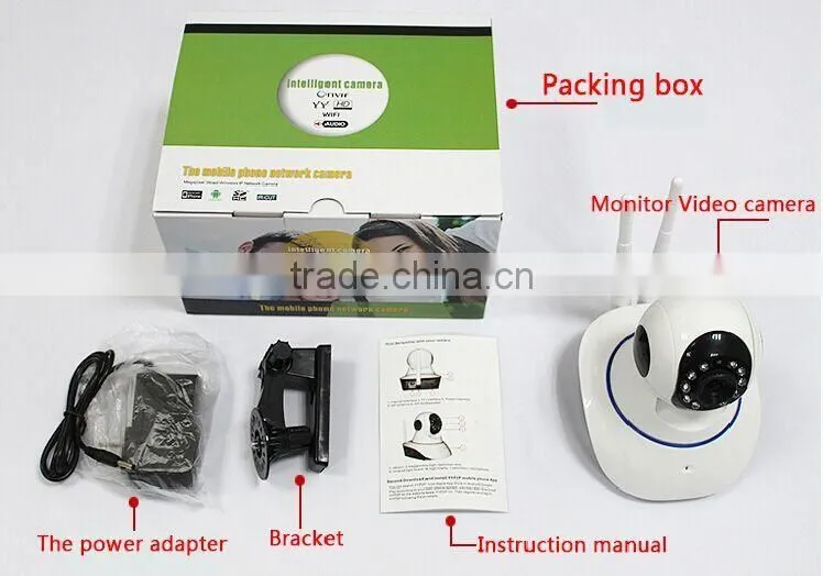 HD Wireless WiFi IP Camera Home Security Surveillance ip camera Rotatable Alarming Security System with Night Vision camera ip