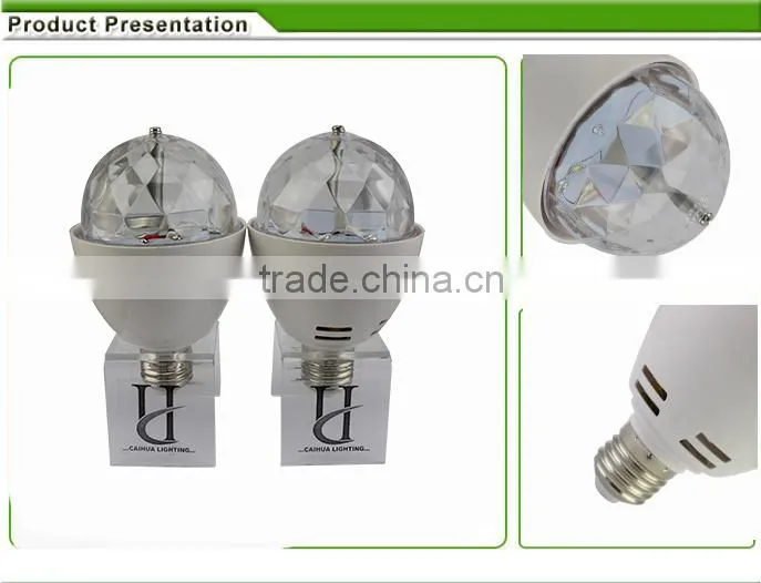 Talent CH-WTD OEM Disco Crystal Ball Lights 3W RGB DJ Stage Lighting Bulb