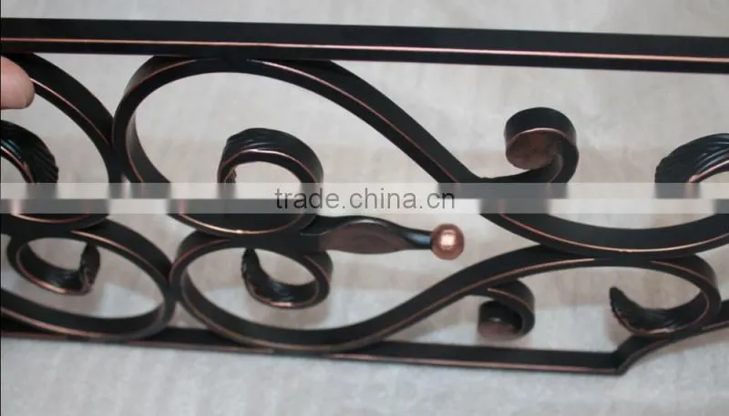 Wrought Iron Parts for Staircase Fence Railings with Scrolls