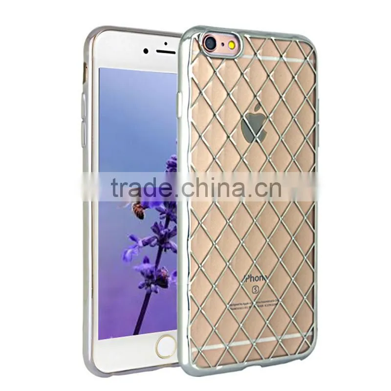 electroplating soft TPU back cover bumper case for Huawei P 9 lite mate 8 honor 7 ascend gr3 y 6 5 max plus
