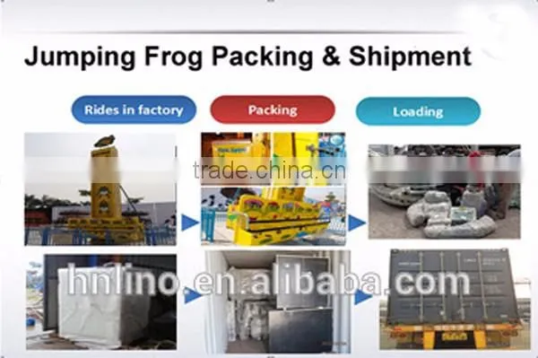 Amusement park toy kids jumping rides jump frog rides for sale