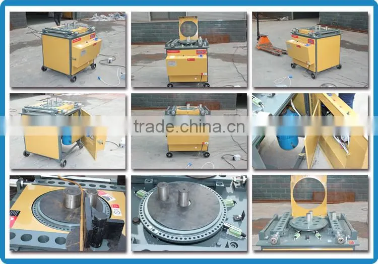 Automatic rebar cutting and bending machine