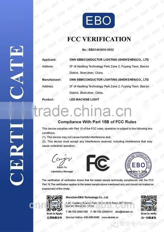 ONN M4 LED Lamp Flash 24vdc