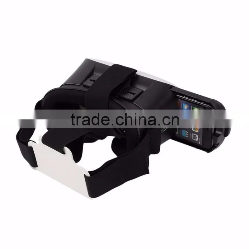 VR Box 2nd Generation Virtual Reality Cardboard 3D Video Glasses Compatible with 4.7-6 Inch for iPhone, Samsung