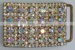 Hot!!! Factory Direct Fashion Crystal Garment Rhinestone Buckle in Bulk
