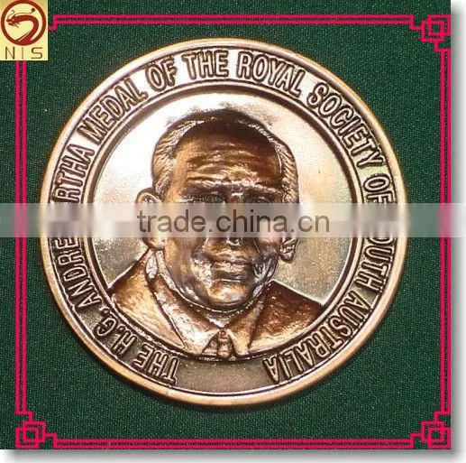 high quality promotional cheap custom gold coin