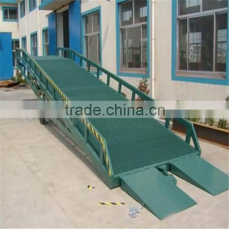 Inclined platform lift hydraulic dock leveler /mobile dock ramp
