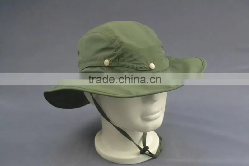 Army green bucket hat for split