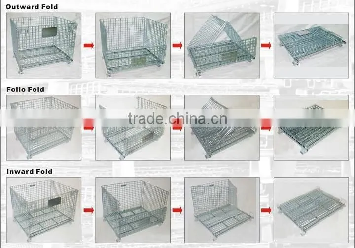 steel storage cage with wheels