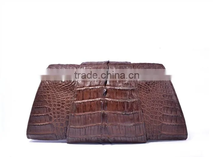 genuine crocodile leather handbag handmade women purses clutch bag wholesale