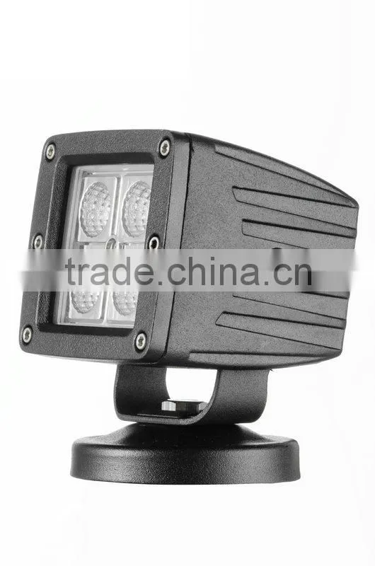 Auto Parts Spot/flood 12W LED Work Light for Truck aluminum housing Car LED work light SUV Offroad