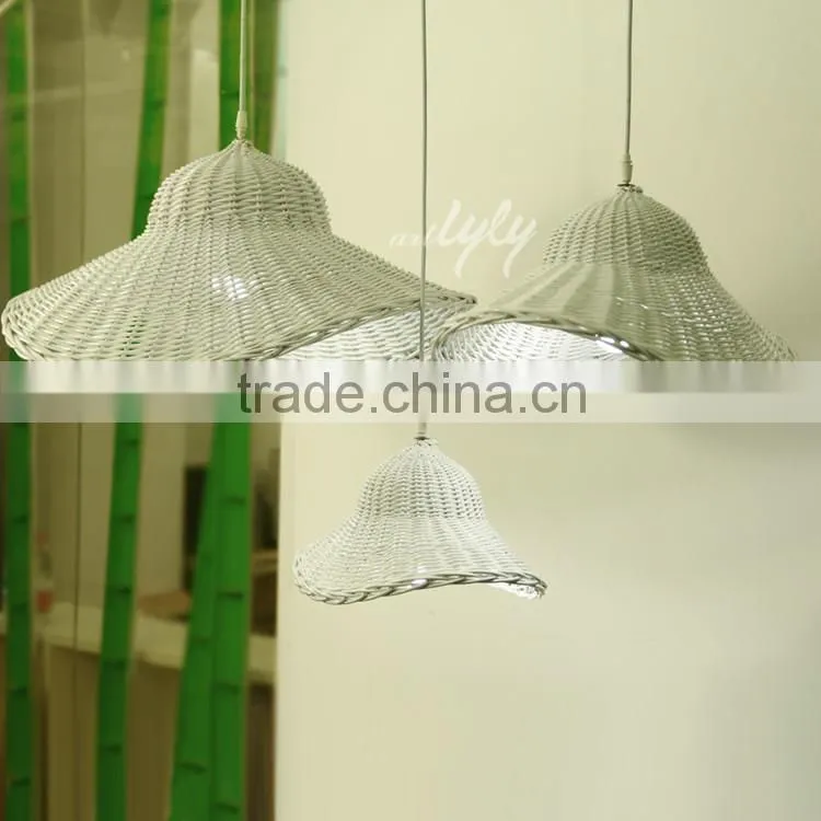wholesale cheap wicker pendant lamp shade