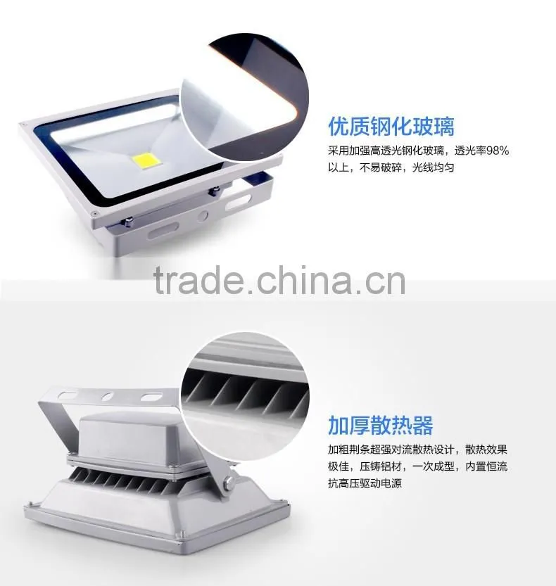 LED cast light projection lamp 100w200w outdoor advertising lamp 20w30w50w universal light street lamp 300w400w
